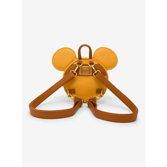 Loungefly Disney Minnie Mouse Chocolate Concha Figural Convertible Mini Backpack